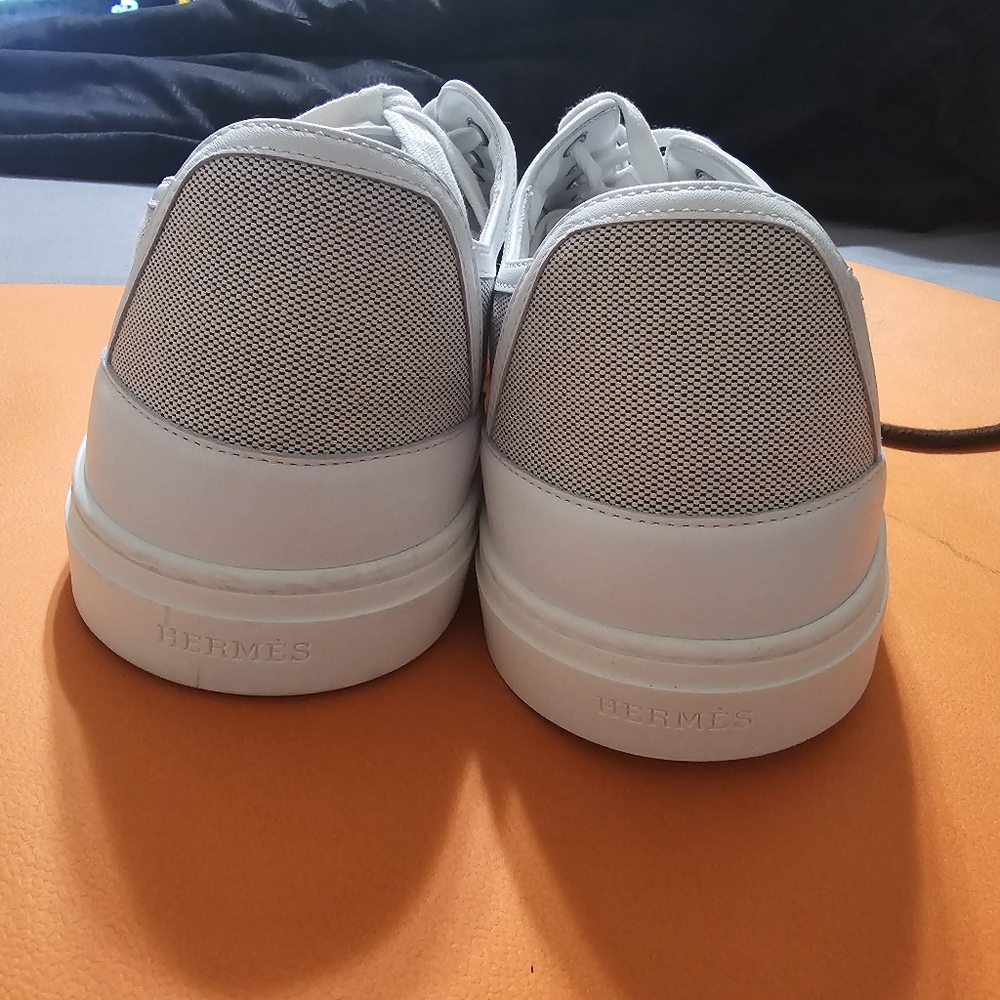 HERMES GET Sneakers Men's SIZE 44 New - Picture 4 of 12